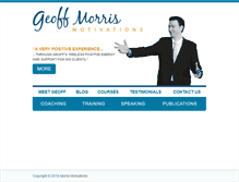 Tablet Screenshot of morrismotivations.com